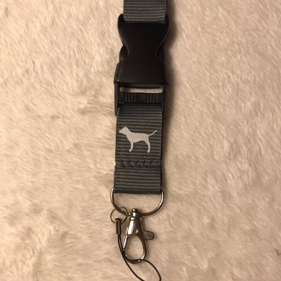 ✅HOST Pick✅ Gray Love Pink Lanyard, NWOT - Picture 4 of 4